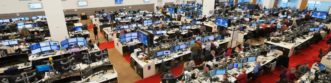 Trading floor in Houston