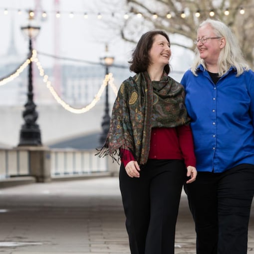 Karrie and her partner, Angela