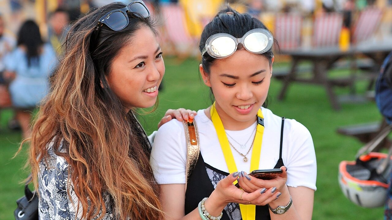 Participants take part in the festival during day two of Shell Make the Future Live, Friday, May 26, 2017 in London. 