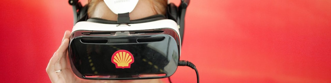 Visitors participate in the experience during the final day of the Shell Eco-marathon Asia, in Manila, Philippines, Sunday, March 6, 2016.