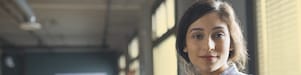 Portrait of confident businesswoman in office