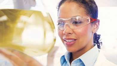 scientist working in laboratory