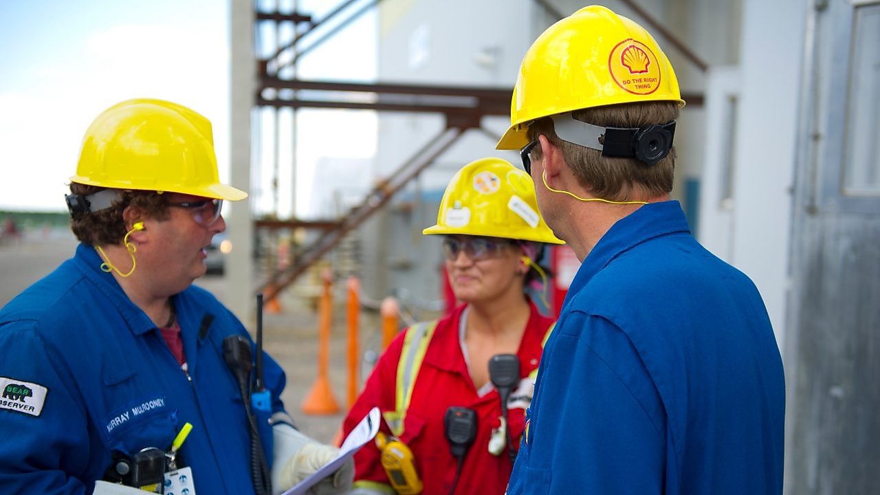 man and women talking to each other