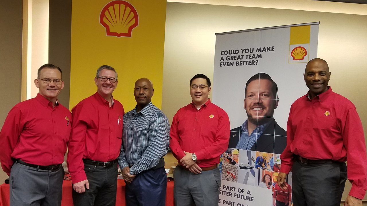 Shell representatives at various recruiting conferences