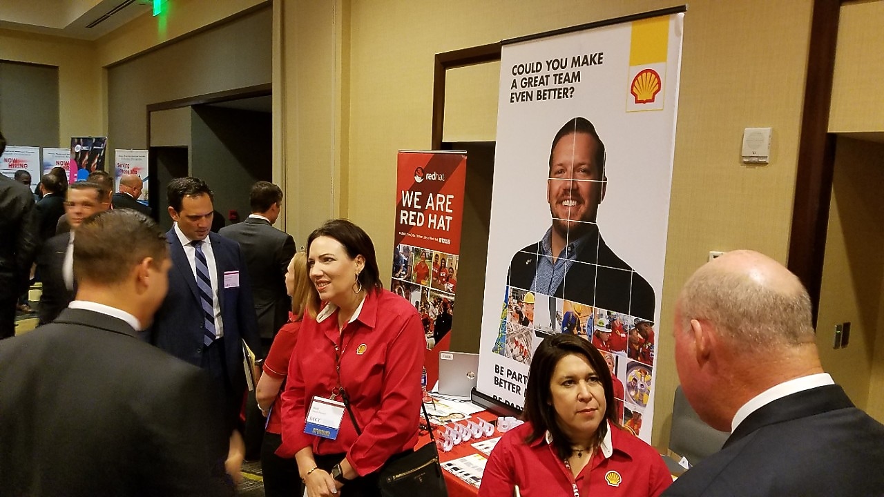 Shell representatives answering questions from SACC participants.