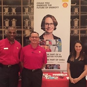 Shell representatives at various recruiting conferences