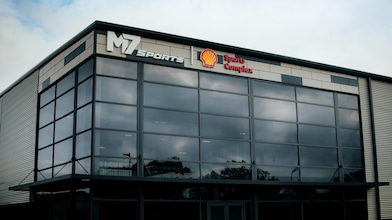 outside of Shell Sports Complex building