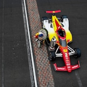 The winning car at Indianapolis Motor Speedway