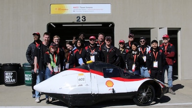 Dr. Will Brownlowe (center, right) with students from Montgomery County Community College. 