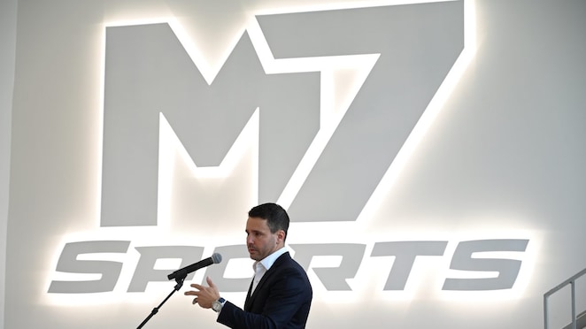 Jim Christiana at the Shell Sports Complex opening.