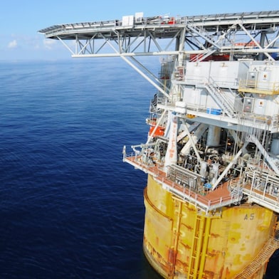 Aerial view of Auger platform