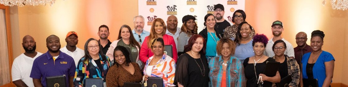 2023 Shell LiveWIRE graduates include: Dr. Arlanda Williams, A.J. Williams Consulting Group; Timothy Ballard, T. Ballard Trucking Company; Quincy Stewart, Yasiin LLC; Valencia Griffin-Wallace, Akanni Beauty; Nicole Daniels-Morton, Escape to Paradise Nail Spa LLC; Mark Subervielle, Nor-Joe Imports; Norman Norfleet, Cajan Properties LLC; Joshua Newbins, Blue Room Technologies; Ke’Arrah Jackson, Optimal Counseling Services; Ashley Clark, Serenity Mental Health Services; Tara Pierre Williams, Tara’ Tutoring; Craig Jacomine II, Craig’s Electrical and Generator Service; Jamie Marlbrough, Marlbrough Farms; Adrienne Conish, Initiatives Etcetera; Gloria Williams, The Learning Bridge, LLC; Ashley Williams, Exceptional Services Agency; Cody Graver, Trinity Tree LLC; Jeffrey L. Cook, Cook Marine Consultant LLC; Joyce Duncan, Education Consulting; Lakischa Smith, WHO DAT BarberShop Inc.; Marsharae Cage, The H.E.A.R.T Academy; Patrice Jones, Generations Washateria; Randall Neider, KINGSGUARD Inc.; Darel Bell Sr., D&S Unique Construction LLC; Victoria Cooper, Gautier & Associates LLC.