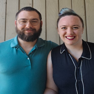 Greyson and Kristiane Harness, co-owners