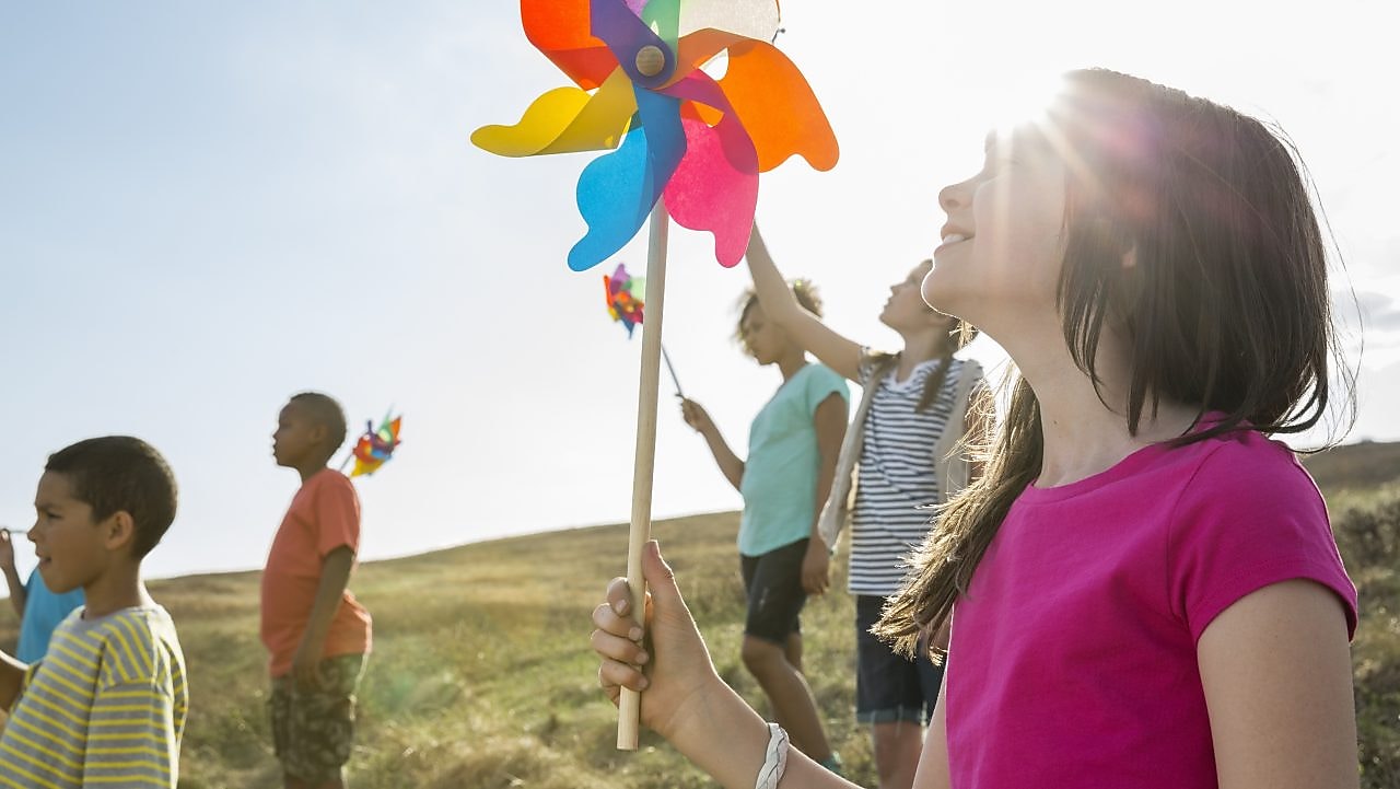 Students around a table