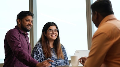 Colleagues in STCB IT Hub working to deliver digital technology and IT, 2023​.JPG