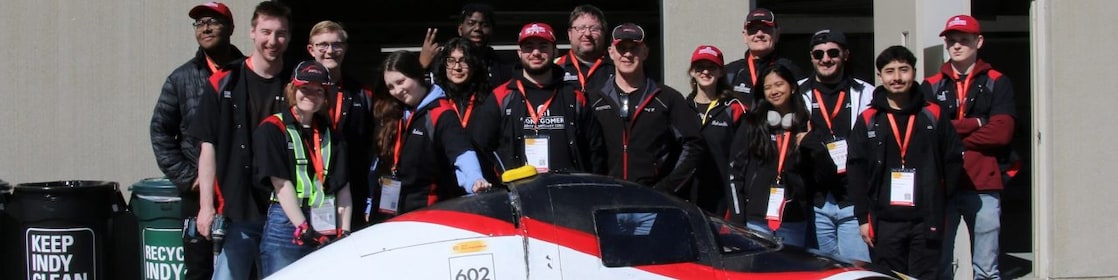 Dr. Will Brownlowe (center, right) with students from Montgomery County Community College. 
