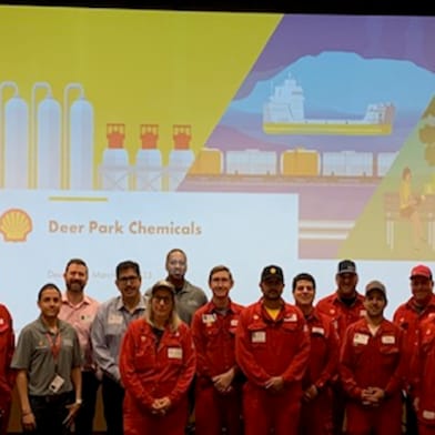 Scenes from the Shell Engineering and Craft Symposium held at Deer Park High School. Students heard from Shell volunteers about the industry, the products it provides, its relationship to the community and how to pursue an engineering or craft career.