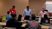 Scenes from the Shell Engineering and Craft Symposium held at Deer Park High School. Students heard from Shell volunteers about the industry, the products it provides, its relationship to the community and how to pursue an engineering or craft career.