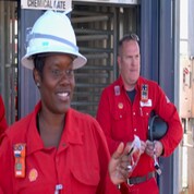 WBENC members enter Shell Deer Park Chemicals through site turnstiles