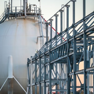 A photo of an industrial unit tank.