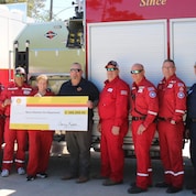  Shell Norco donates to the local fire department