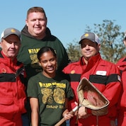 Shell Norco volunteers assist the Wetland Watchers program.