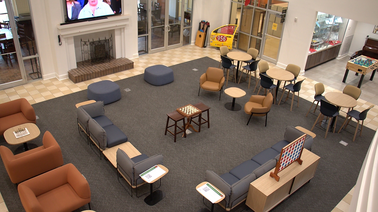 Robert Training Center Willow lobby