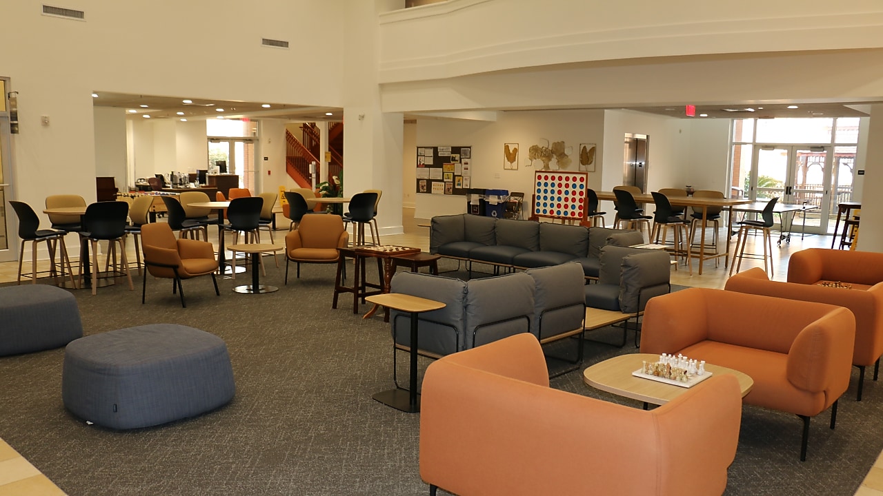 Robert Training Center Willow lobby