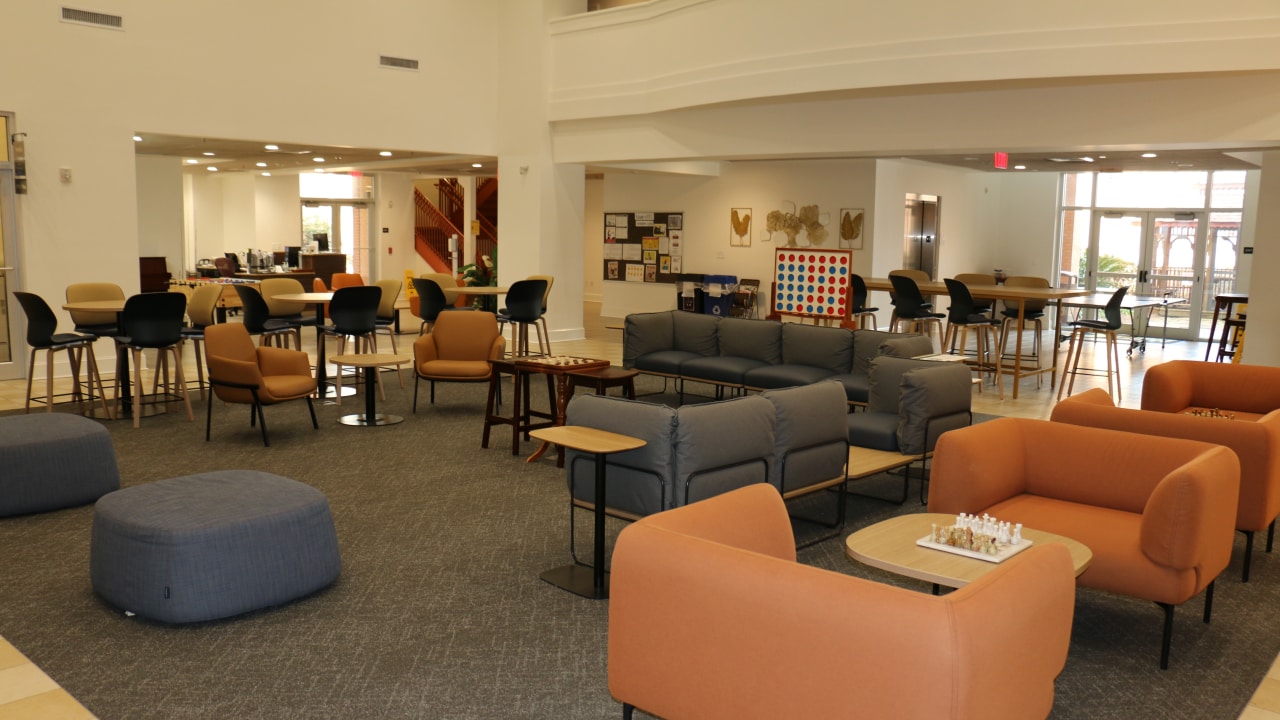 Robert Training Center Willow lobby