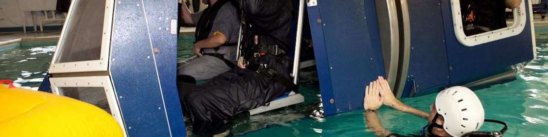 Helicopter evacuation training