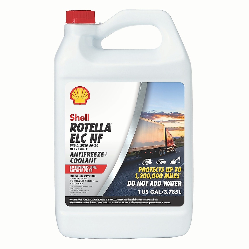 Show what Shell Rotella® ELC Nitrate Free Antifreeze/Coolant product looks like