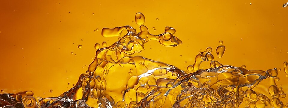 Orange Oil splash