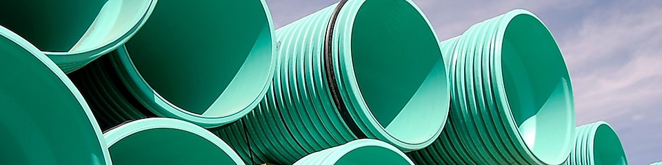 A collection of large pipes