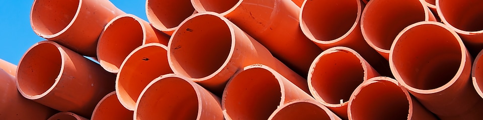 Plastic utility pipe