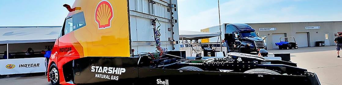 Shell starship truck at Indycar
