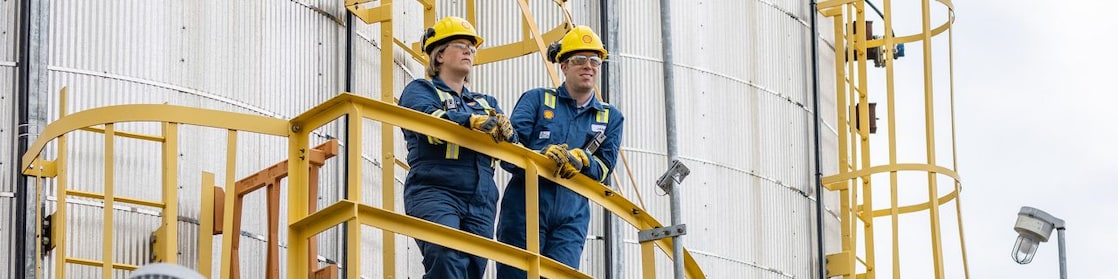Two Engineers at site