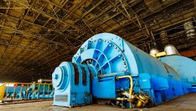 Blue-EHC unit inside large building