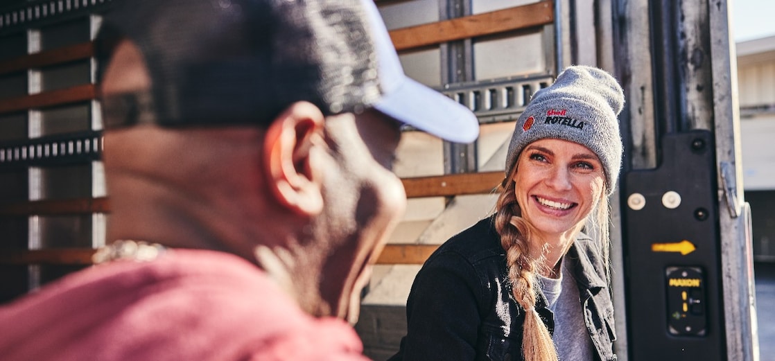 Girl smiling