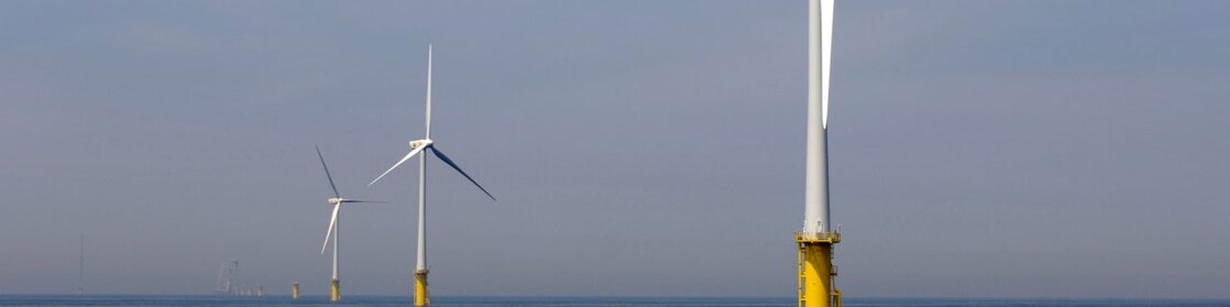Shell wind turbines at sea