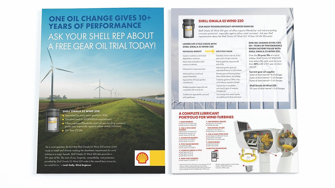 Shell Omala S5 Wind 320 brochure