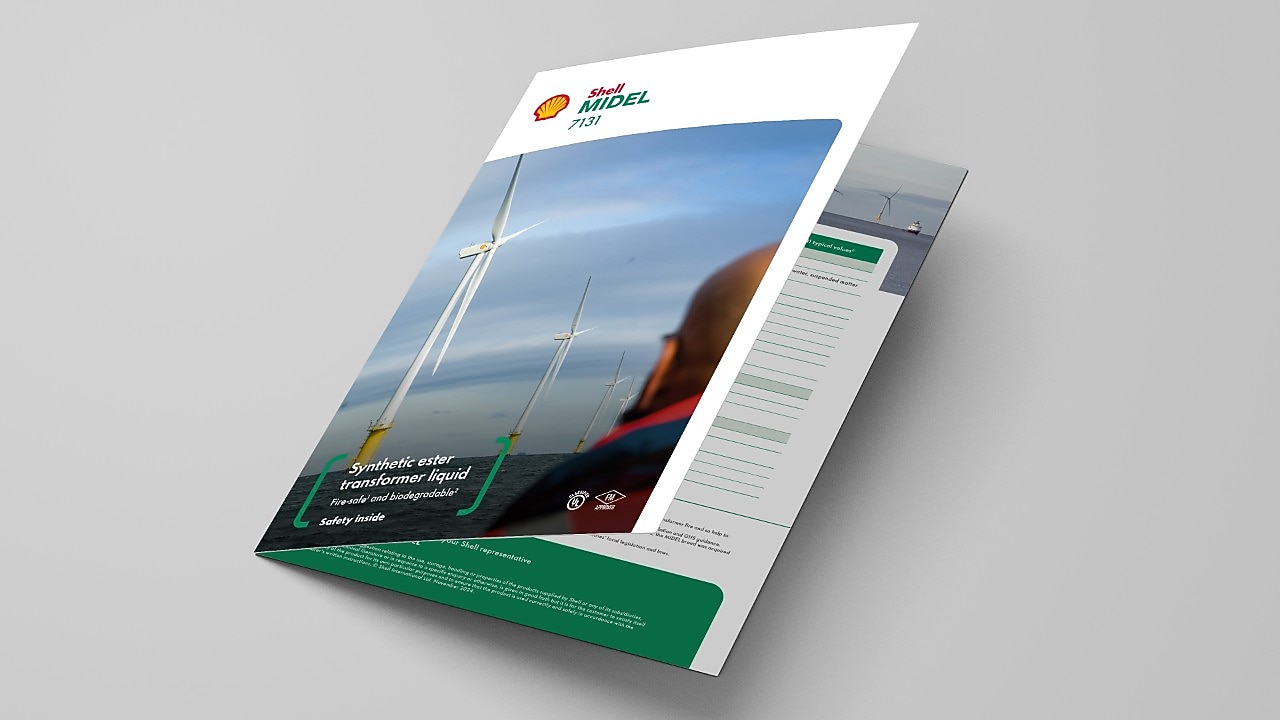 The Shell MIDEL 7131 brochure for the wind industry.