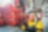 man forklifts lubricant barrels