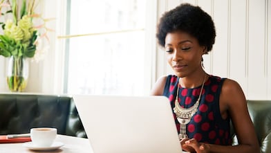 Women working on laptop