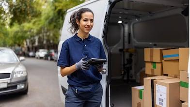Delivery Van & Driver