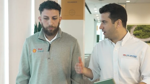 Shell Fleet Account Managers Discussing