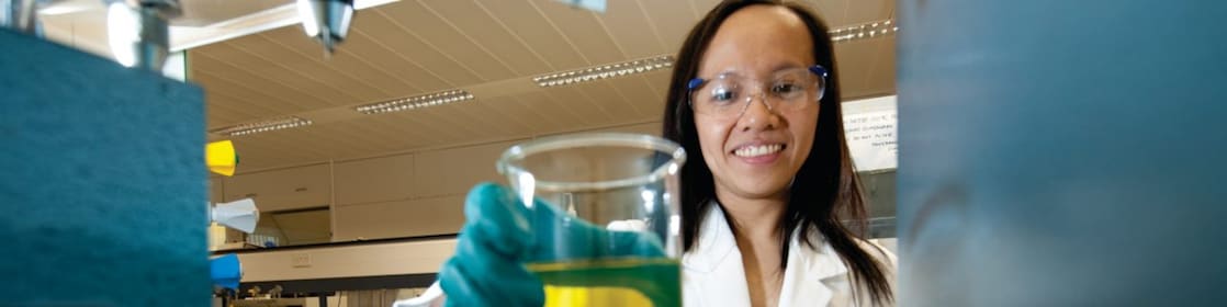 Chemical refinery at night