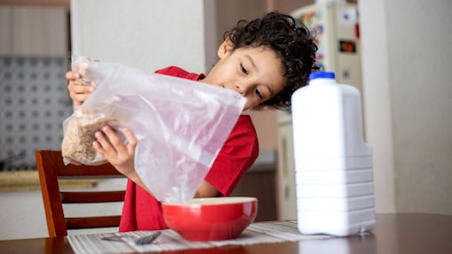 HDPE Plastic cereal bag