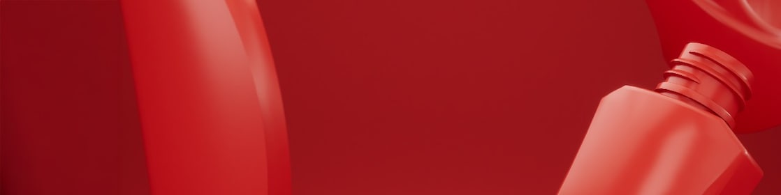 3D depiction of consumer goods packaging