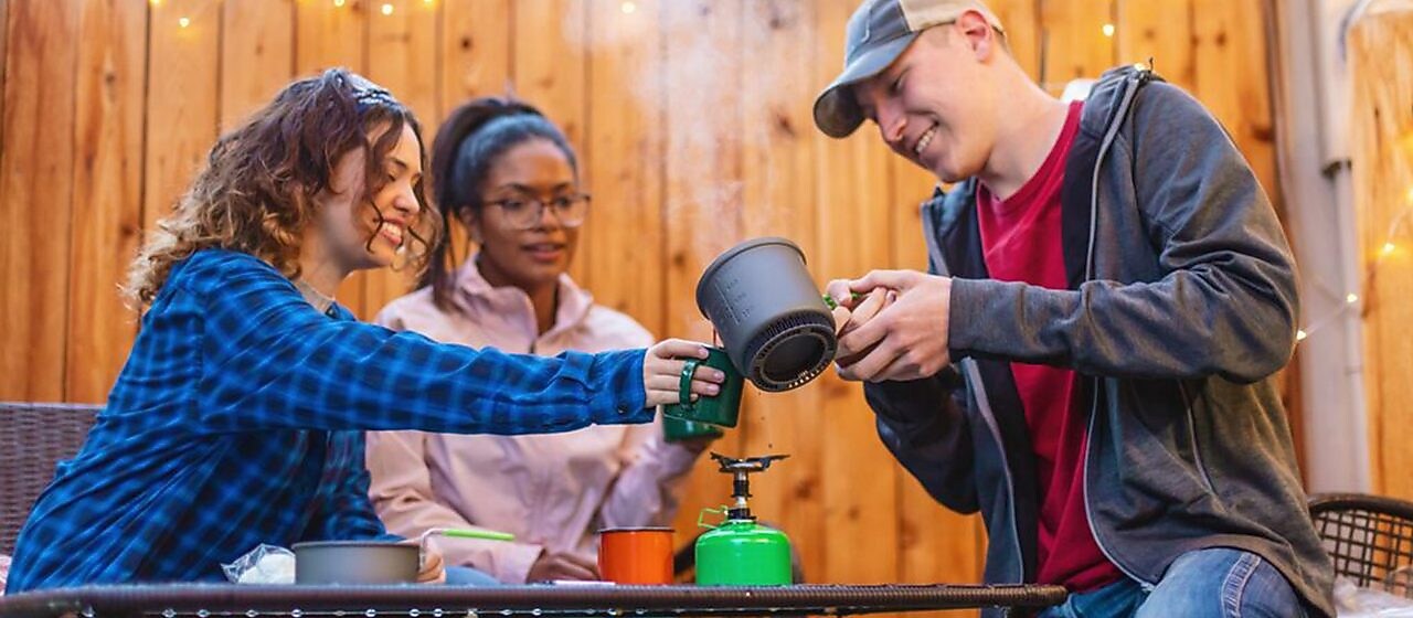 Friends enjoying the outdoors
