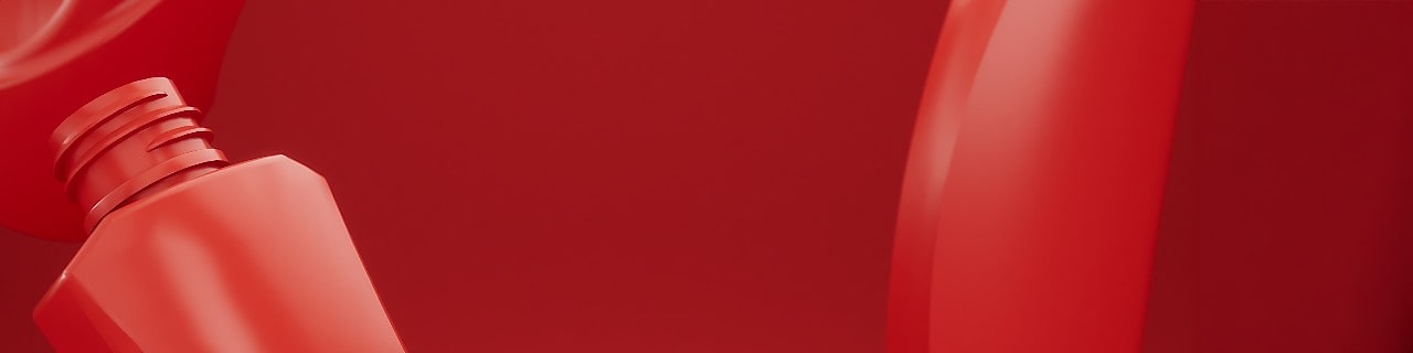 3D depiction of cosmetic packaging 